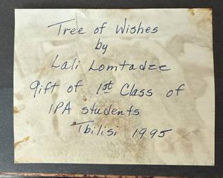 Lali Lomtadze "Tree of Wishes" Print