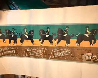 Raoul Dufy Style Horse Racing Print