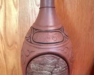 Kindzmarauli Georgian Ceramic Wine Bottle