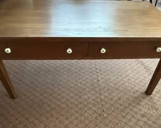 Shaker Style Cherry Two Drawer Console Table