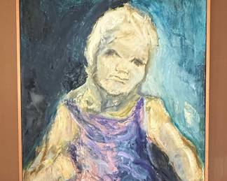 Portrait Oil Painting of a Child