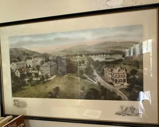 Colgate University Panoramic Print by Richard Rummell