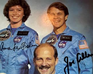 NASA Space Shuttle Crew Photo - STS-51-A Signed