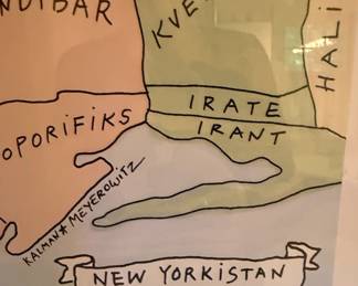 The New Yorker "New Yorkistan" Cartoon Print by Maira Kalman and Rick Meyerowitz