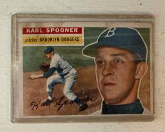Karl Spooner Brooklyn Dodgers Baseball Card