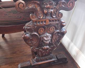 Renaissance Revival Style Library Table second image
