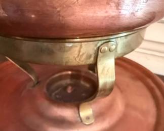 Copper Chafing Dish with Burner Stand