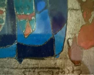Figurative Etching with Hand-Coloring