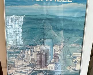 Knoxville Skyline Print by C. Williams
