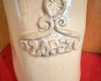Jon Carlos Lopez Designs for Bennington Pottery Victorian House Vase