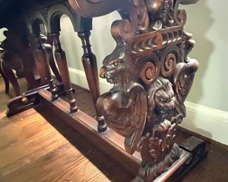 Renaissance Revival Style Console Table
