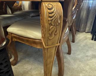 ***Available For Presale*** Wood Dining Table w/ 6 Chairs $395