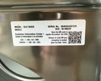 ***Available for pre sale*** LG Electric Dryer $375 ( per owner about 1 year old )