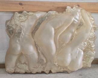 William Robertson ca.1970 3D lucite wall hanging sculpture 
