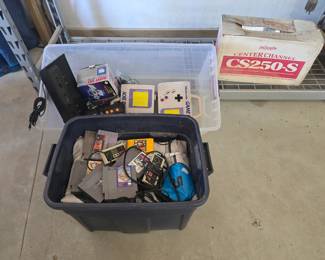 Vintage video games