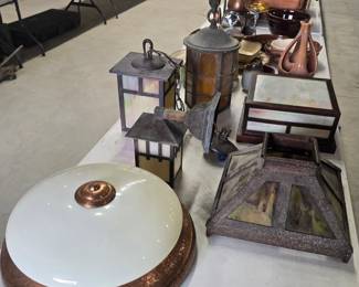 Mission lighting. Vintage and contemporary.