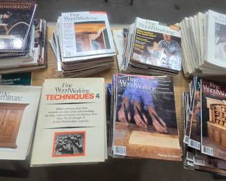Fine Woodworking mags & books