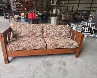 Stickley box settle.