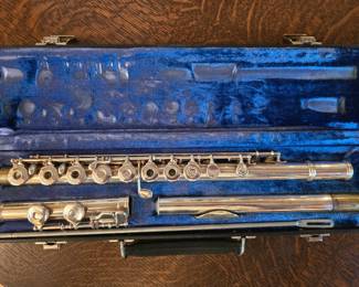 Gemeinhardt flute. #3 open-hole flute.
