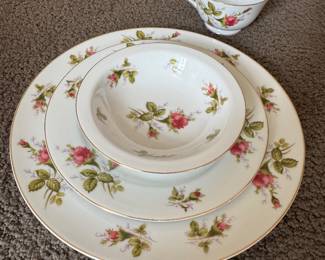 Floral park China set of 12 place settings