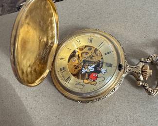 Mickey Mouse watch on chain