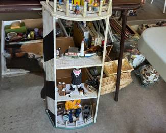 Lighthouse themed decor