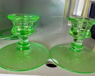 Cerulean candlesticks