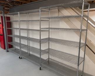 chrome metro rack shelving 