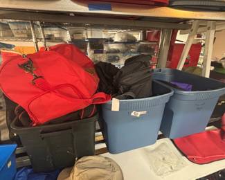 tons of duffle bags