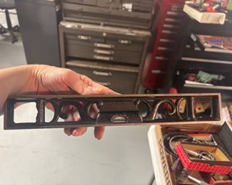 vintage cast iron filigree level