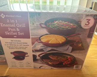 nib enamel cast iron cookeware set