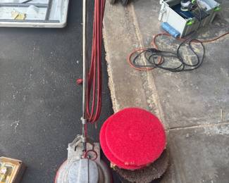 vintage clarke floor machine buffer scrubber polisher