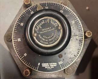 vintage adjust a volt variable auto transformer dimmer 