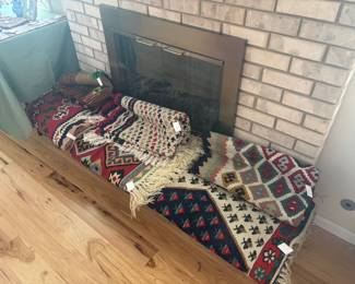 vintage hand tied rugs 