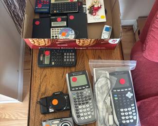 cameras and calculators 