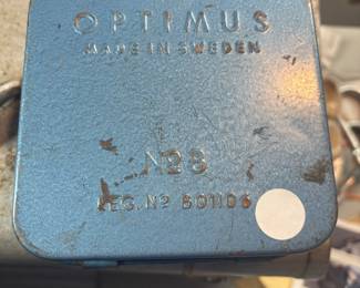optimus camping burner vintage