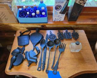 vintage black cast iron kitchen wall decor items