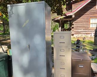 metal cabinet, file cabinets