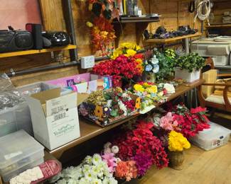 faux flowers