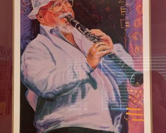 1993 "Jus Pete Baby" lithograph by R. Thomas