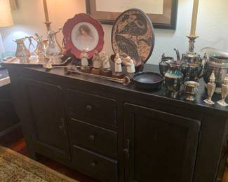 wooden side board