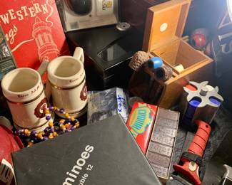 early games, LSU memorabilia, etc