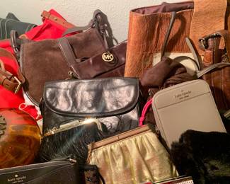 handbags including Michael Kors, Coach, Hobo and Kate Spade