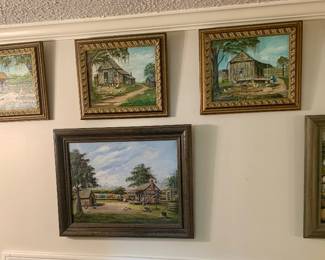 collection of Paul Samson paintings--New Orleans artist