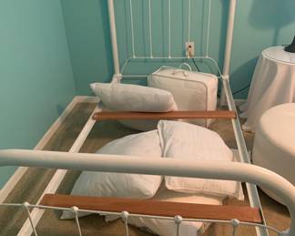 early iron single bed--perfect for a little girls room