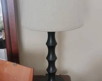 Black Spindle Table Lamp
