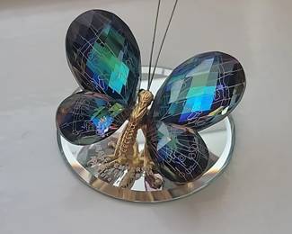 Baccarat Crystal Butterfly Figurine