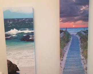 Nature prints on canvas