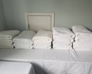 Plush towels and bath sheets
