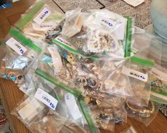 Gold and silver jewelry
